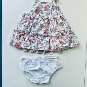 Janie and Jack Floral Dress with Bloomers